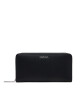 Calvin Klein Голям дамски портфейл Ck Must Large Zip Around Wallet K60K606698 Черен - Mera.bg