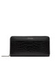 Calvin Klein Голям дамски портфейл Ck Must Lg Zip Around_Croco K60K612356 Черен - Mera.bg