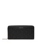 Calvin Klein Голям дамски портфейл Ck Must Lg Zip K60K612672 Черен - Mera.bg