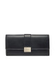 Calvin Klein Голям дамски портфейл Hardware Snap Large Wallet K60K612964 Черен - Mera.bg