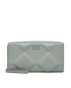Calvin Klein Голям дамски портфейл Quilt K60K611782 Сив - Mera.bg