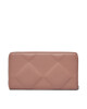 Calvin Klein Голям дамски портфейл Re-Lock Quilt Za Wallet Lg K60K610774 Ash Rose VB8 - Mera.bg