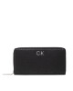 Calvin Klein Голям дамски портфейл Re-Lock Slim Z/A Wallet Lg Perf K60K609485 BAX - Mera.bg