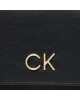 Calvin Klein Голям дамски портфейл Re-Lock Trifold Md W/Chain K60K611458 Черен - Mera.bg