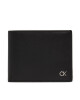 Calvin Klein Голям мъжки портфейл Metal Ck Bifold 5Cc K50K512294 Черен - Mera.bg