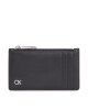 Calvin Klein Голям мъжки портфейл Metal Ck K50K511685 Черен - Mera.bg