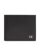 Calvin Klein Голям мъжки портфейл Metal Ck K50K511693 Черен - Mera.bg