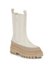 Calvin Klein Jeans Боти тип челси Flatform Chelsea Boot Lth Wn YW0YW01111 Екрю - Mera.bg