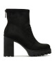 Calvin Klein Jeans Боти Heel Platform Zip Boot Ss YW0YW01601 Черен - Mera.bg