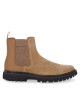 Calvin Klein Jeans Боти тип челси Eva Mid Chelsea Boot Suede YM0YM00764 Monks Rob/Black/Orange Pop 0HD - Mera.bg