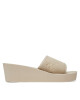 Calvin Klein Jeans Чехли Beach Wedge Slide Canvas YW0YW01725 Бежов - Mera.bg