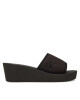 Calvin Klein Jeans Чехли Beach Wedge Slide Canvas YW0YW01725 Черен - Mera.bg