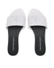 Calvin Klein Jeans Чехли Flat Sandal Slide Hw YW0YW00952 White YBR - Mera.bg