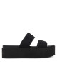 Calvin Klein Jeans Чехли Flatform Sandal Webbing In YW0YW01789 Черен - Mera.bg