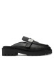 Calvin Klein Jeans Чехли Flatform Slipon Mg Lth YW0YW01655 Черен - Mera.bg