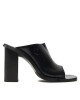 Calvin Klein Jeans Чехли Heel Sandal Lth Mg Mtl YW0YW01499 Черен - Mera.bg