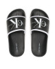 Calvin Klein Jeans Чехли Logo Pool Slide V3B0-80630-1172 S Черен - Mera.bg