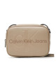 Calvin Klein Jeans Дамска чанта Sculpted Camera Bag 18 Mono K60K610275 Бежов - Mera.bg