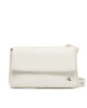 Calvin Klein Jeans Дамска чанта Block Flap Pu K60K611467 Бял - Mera.bg