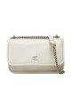 Calvin Klein Jeans Дамска чанта Chain Mini Ew Flap LV04K3085G Екрю - Mera.bg