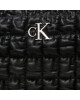 Calvin Klein Jeans Дамска чанта Crescent Buckle Crossbody K60K611036 Черен - Mera.bg