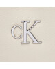 Calvin Klein Jeans Дамска чанта Minimal Monogram Shoulder Bag K60K610843 Екрю - Mera.bg