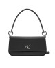 Calvin Klein Jeans Дамска чанта Minimal Monogram Shoulder Pouch LV04K3161G Черен - Mera.bg
