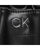 Calvin Klein Jeans Дамска чанта Re-Lock Drawstring Bag Mini K60K610450 Черен - Mera.bg