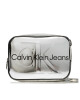Calvin Klein Jeans Дамска чанта Sculped Camera Bag K60K610396 Сребрист - Mera.bg