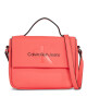 Calvin Klein Jeans Дамска чанта Sculpted Boxy Flap Cb20 Mono K60K610829 Коралов - Mera.bg
