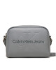 Calvin Klein Jeans Дамска чанта Sculpted Camera Bag18 Mono K60K612220 Сив - Mera.bg