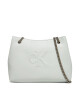Calvin Klein Jeans Дамска чанта Sculpted Chain Shoulder Bag LV04K3163G Сив - Mera.bg