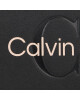 Calvin Klein Jeans Дамска чанта Sculpted Ew Flap Conv25 Mono K60K607198 Black With Rose 01F - Mera.bg