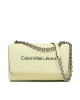 Calvin Klein Jeans Дамска чанта Sculpted Ew Flap Conv25 Mono K60K607198 Жълт - Mera.bg