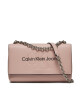 Calvin Klein Jeans Дамска чанта Sculpted Ew Flap Conv25 Mono K60K611866 Розов - Mera.bg