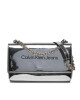 Calvin Klein Jeans Дамска чанта Sculpted Ew Flap Conv25 Mono S K60K611856 Сребрист - Mera.bg