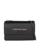 Calvin Klein Jeans Дамска чанта Sculpted Ew Flap Xbody Mono K60K610579 Black With Rose 01F - Mera.bg