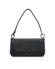 Calvin Klein Jeans Дамска чанта Sculpted Flap Shoulder Pouch LV04K3148G Черен - Mera.bg