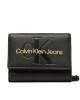 Calvin Klein Jeans Дамска чанта Sculpted French Flap Xbody Mono K60K610581 Черен - Mera.bg