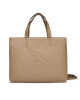 Calvin Klein Jeans Дамска чанта Sculpted Mini Ew Tote LV04K3111G Бежов - Mera.bg