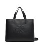 Calvin Klein Jeans Дамска чанта Sculpted Mini Ew Tote LV04K3111G Черен - Mera.bg