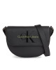 Calvin Klein Jeans Дамска чанта Sculpted Saddle Bag22 Mono K60K611223 Black/Dark Juniper 0GX - Mera.bg