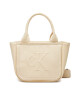 Calvin Klein Jeans Дамска чанта Summer Canvas Mini Tote LV04K3160G Бежов - Mera.bg