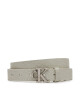 Calvin Klein Jeans Дамски колан Monogram Placque Buckle 25Mm LV04K7003G Бял - Mera.bg