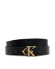 Calvin Klein Jeans Дамски колан Monogram Placque Buckle 25Mm Rev LV04K7005G Черен - Mera.bg