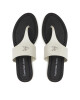 Calvin Klein Jeans Джапанки Flat Sandal Toepost Mg YW0YW01691 Бял - Mera.bg