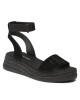 Calvin Klein Jeans Еспадрили Sporty Wedge Rope Su Con YW0YW00977 Черен - Mera.bg