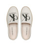 Calvin Klein Jeans Еспадрили Espadrille Ess Monogram YM0YM00654 Екрю - Mera.bg