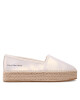 Calvin Klein Jeans Еспадрили Espadrille Flatform Ny Pearl YW0YW01241 Creamy White/Eggshell YBI - Mera.bg