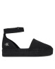 Calvin Klein Jeans Еспадрили Flatform Espadrille Sling Mg YW0YW01735 Черен - Mera.bg